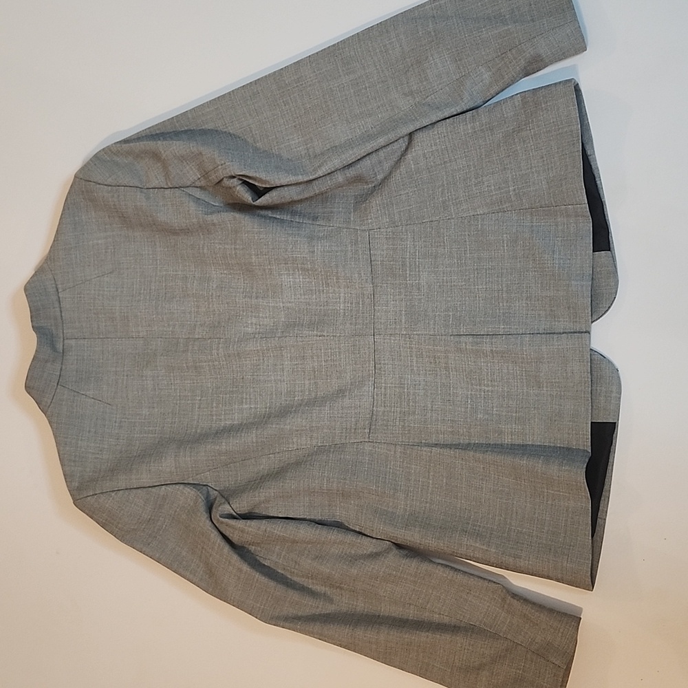 Talbots Gray Blazer With Structured Shoulders And… - image 5